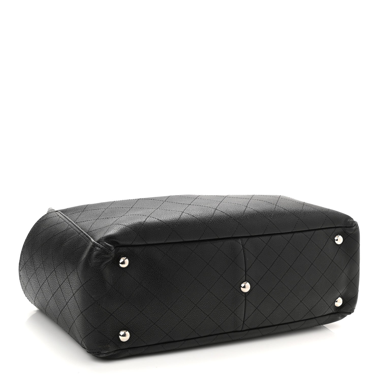 Chanel Grained Calfskin CC Pocket Tote Black 3 of 10