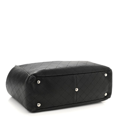 Chanel Grained Calfskin CC Pocket Tote Black 3 of 10