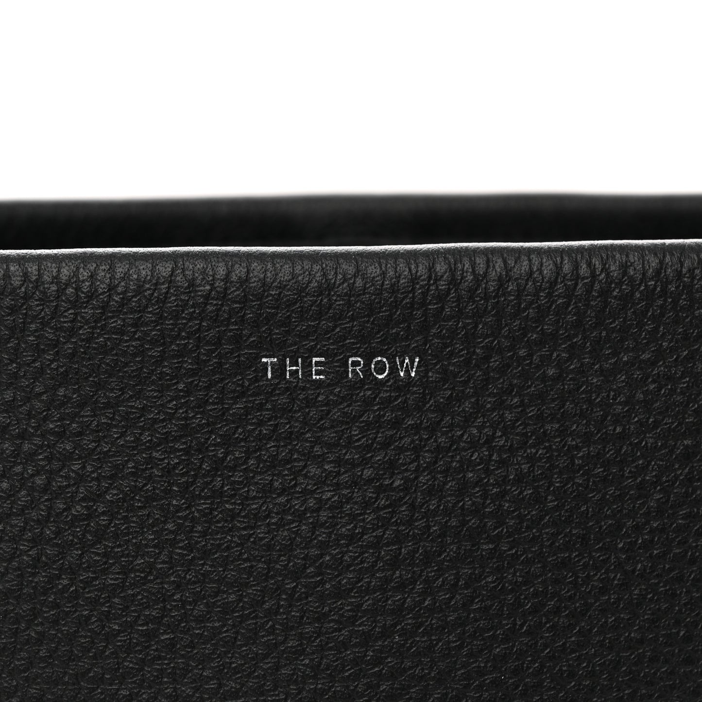 Grained Calfskin Small N/S Park Tote Black