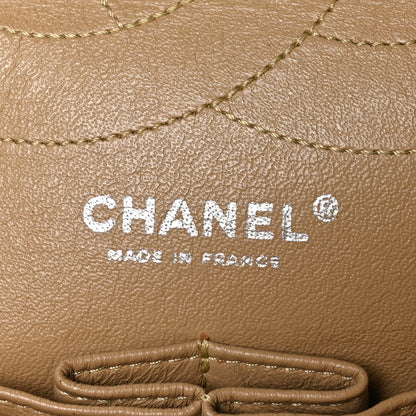 Chanel Metallic Aged Calfskin Quilted 2.55 Reissue 227 Flap Pale Gold 6 of 10