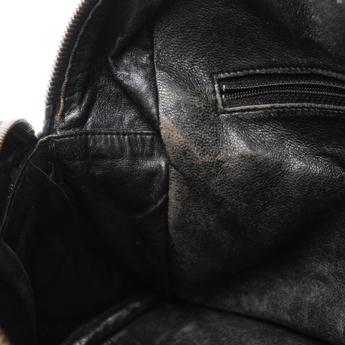 Calfskin Quilted Large Bowler Black