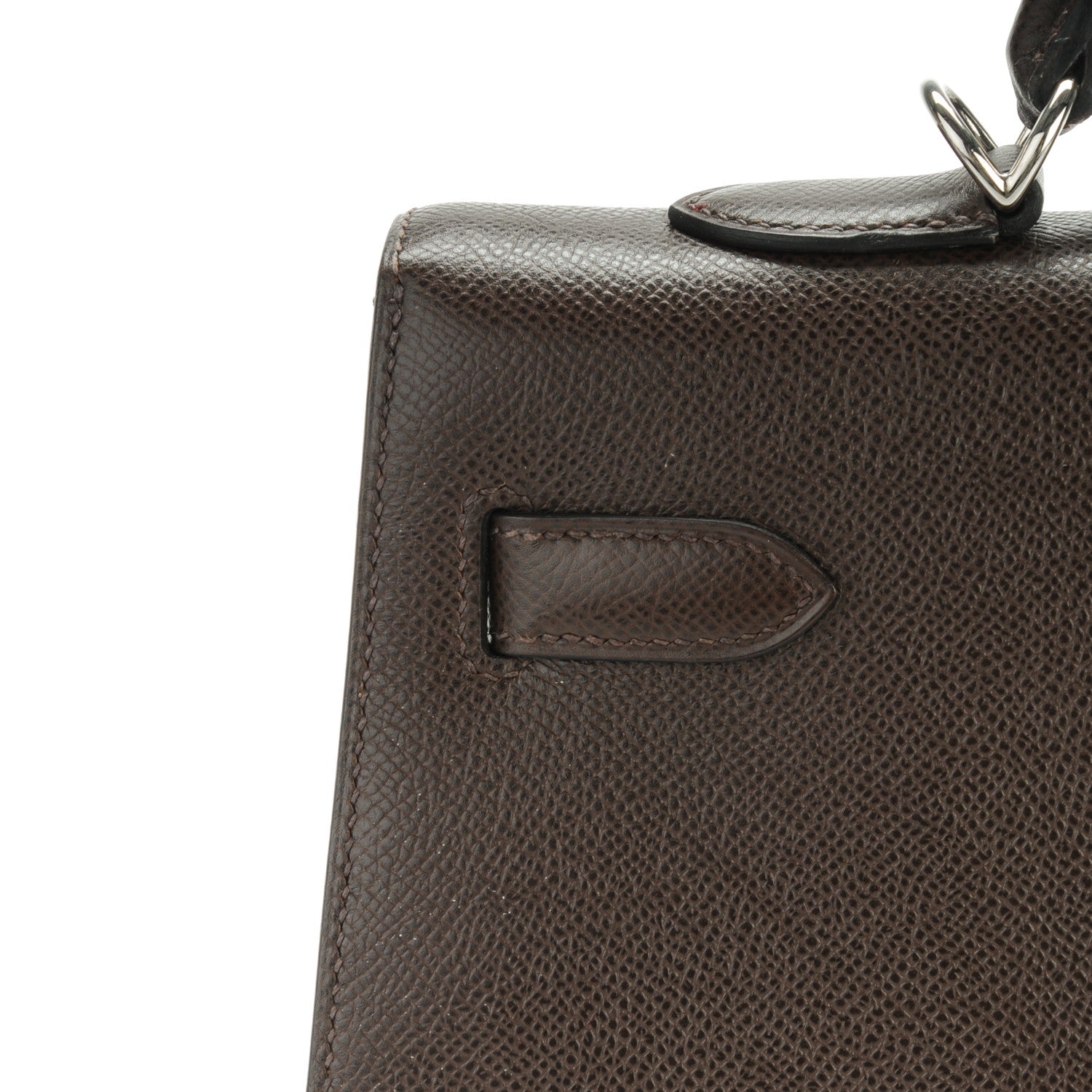 Hermes Epsom Kelly Sellier 35 Chocolat 14 of 22