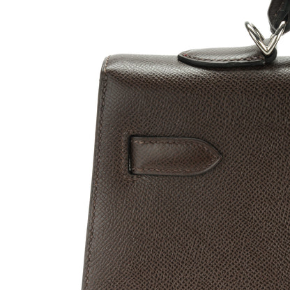 Hermes Epsom Kelly Sellier 35 Chocolat 14 of 22