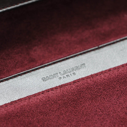 Saint Laurent Smooth Calfskin Long Marquage Document Case Bordeaux 6 of 7