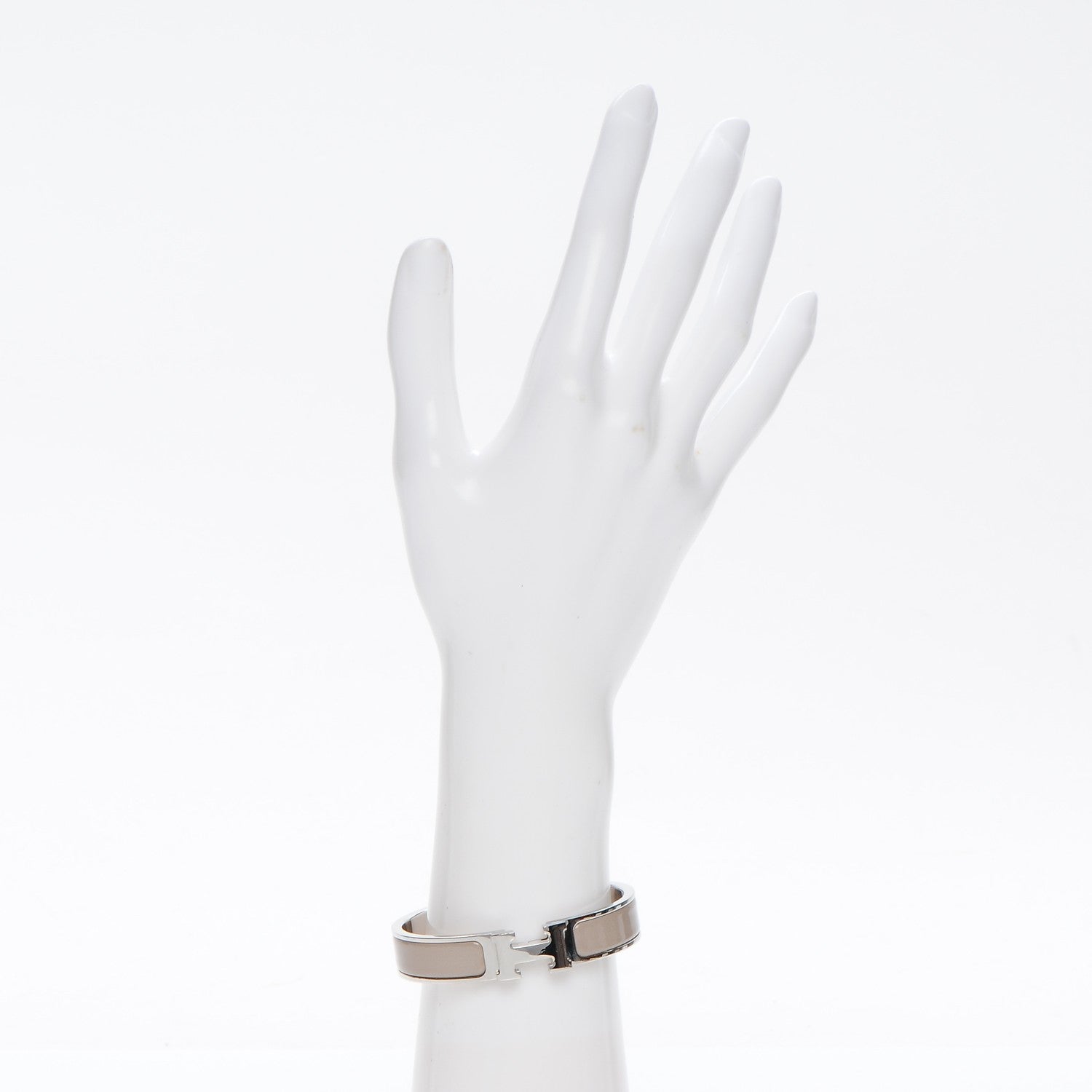 Hermes Enamel Narrow Clic Clac H Bracelet PM Maron Glace 2 of 4