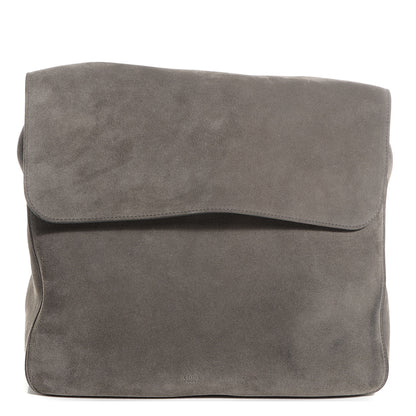 Celine Suede Gourmette Shoulder Bag Grey 1 of 10