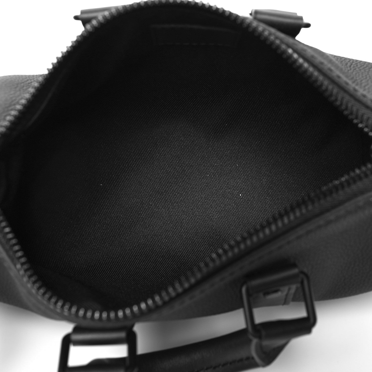 Louis Vuitton Grained Calfskin Aerogram Keepall XS Black 5 of 9