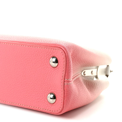 Louis Vuitton Taurillon Gradient Cloudy Capucines BB Corail 9 of 10
