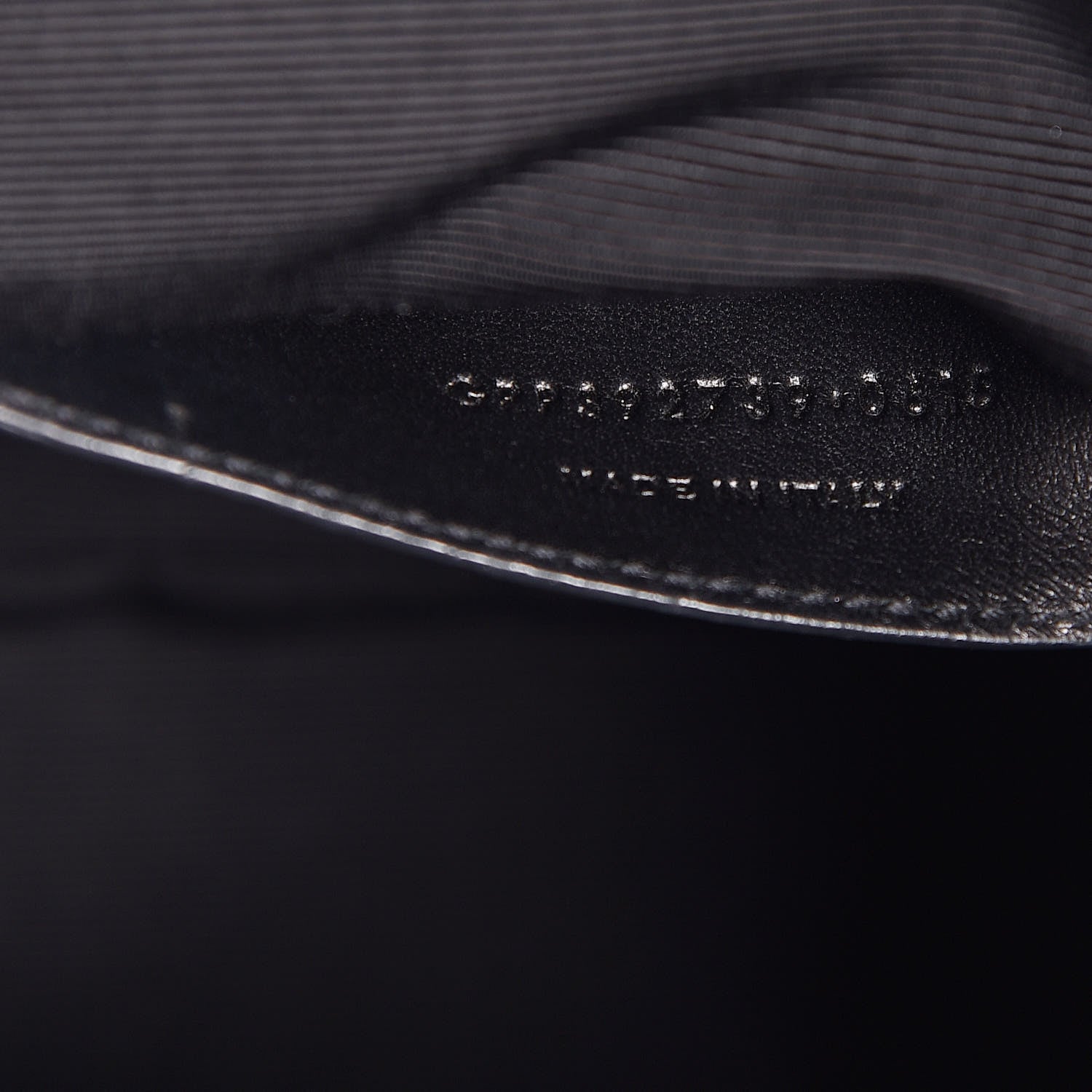 Saint Laurent Sheepskin Matelasse Chevron Large Monogram Shopping Bag Black 7 of 16