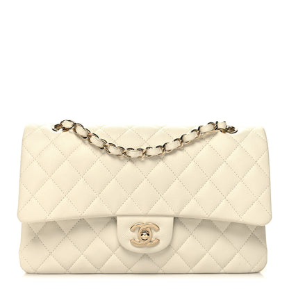 Chanel Caviar Quilted Medium Double Flap White 1 of 11
