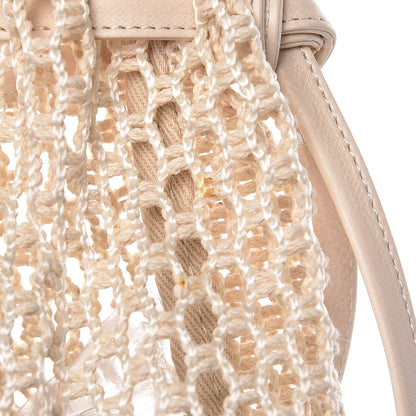 Chanel Calfskin Fringe Large La Madrague Tote Dark White 12 of 12