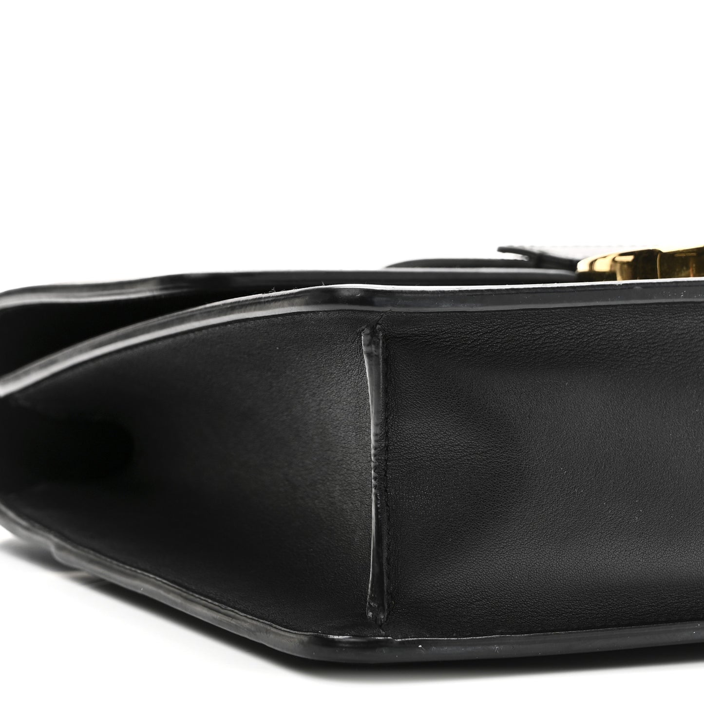 Smooth Calfskin 30 Montaigne Flap Bag Black