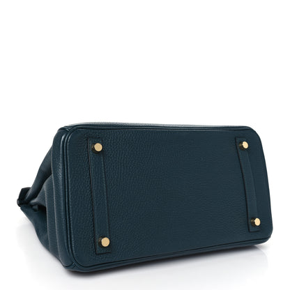 Hermes Togo Birkin 30 Vert Cypress 5 of 12