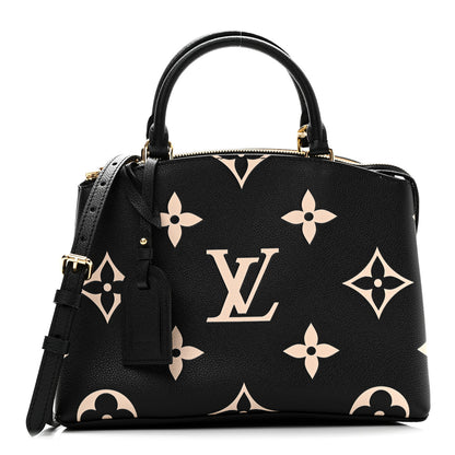 Louis Vuitton Empreinte Monogram Giant Petit Palais Black Beige 7 of 9