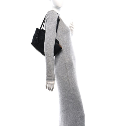 Bottega Veneta Grained Calfskin Maxi Intrecciato Small Arco Black 2 of 12