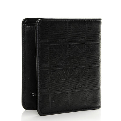Chanel Embossed Lambskin Travel Bi-Fold Wallet Black 3 of 8