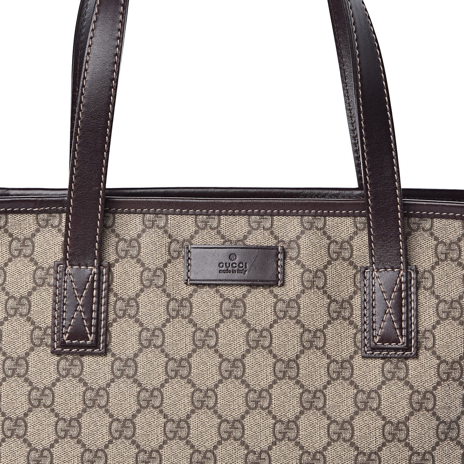 Gucci GG Supreme Monogram Small Joy Tote Dark Brown 10 of 10