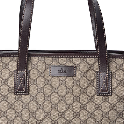 Gucci GG Supreme Monogram Small Joy Tote Dark Brown 10 of 10