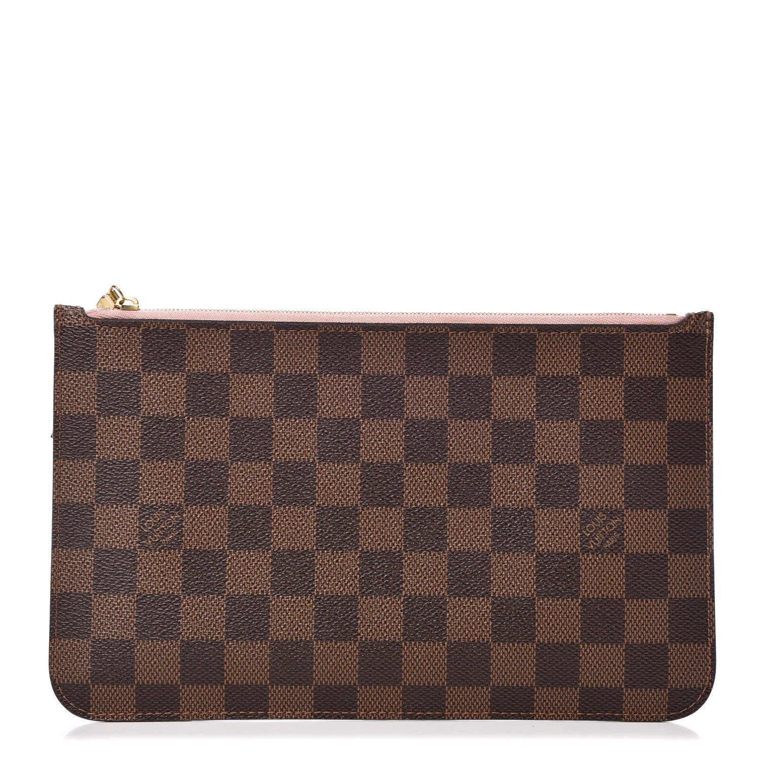 Louis Vuitton Damier Ebene Neverfull MM GM Pochette Rose Ballerine 1 of 9