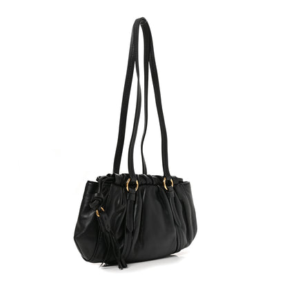 Miu Miu Nappa Mini Joie Shoulder Bag Black 3 of 9