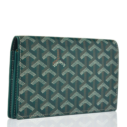 Goyard Goyardine Richelieu Wallet Green 3 of 8