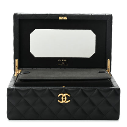 Chanel Lambskin Small Jewelry Box Black 5 of 11