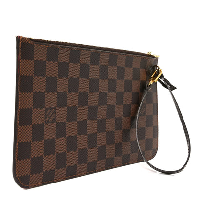 Louis Vuitton Damier Ebene Neverfull MM GM Pochette 3 of 8