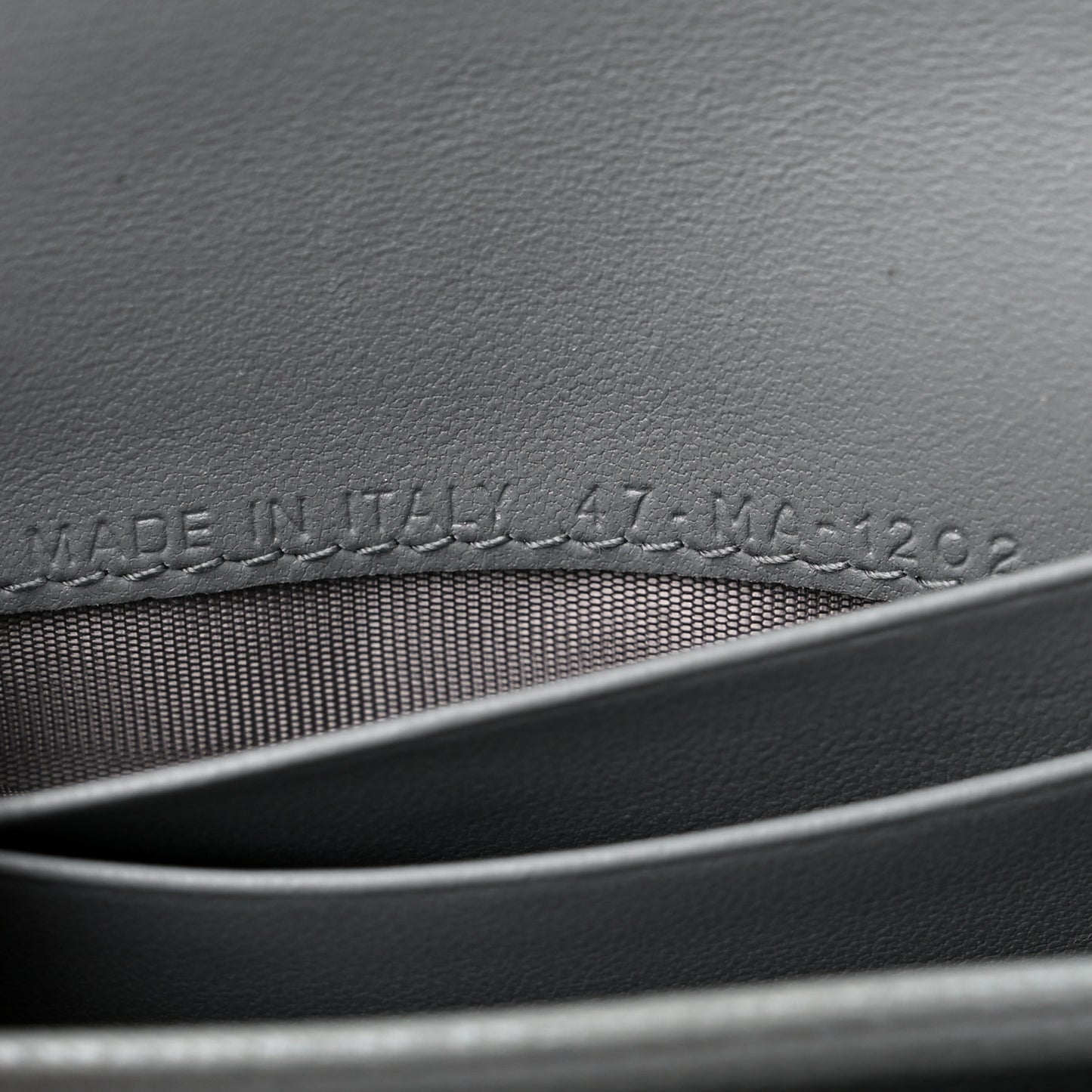 Goatskin Saddle Card Holder Grey