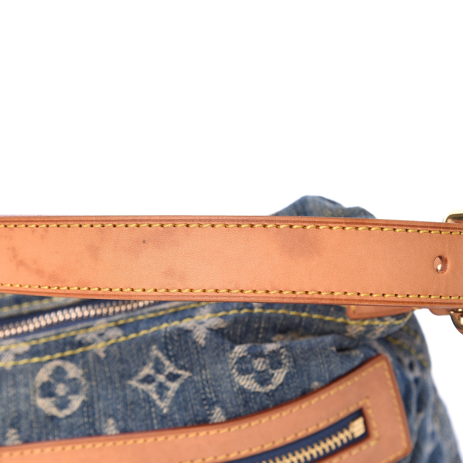 Louis Vuitton Monogram Denim Baggy PM Blue 12 of 14