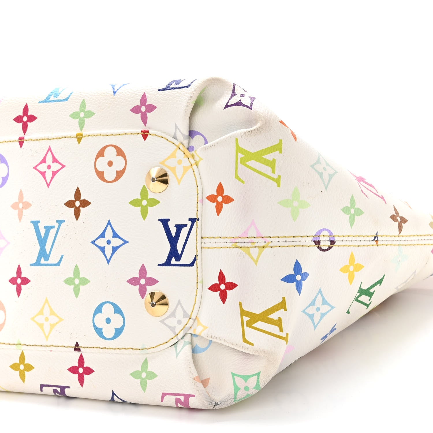 Louis Vuitton Monogram Multicolor Annie MM White 9 of 13