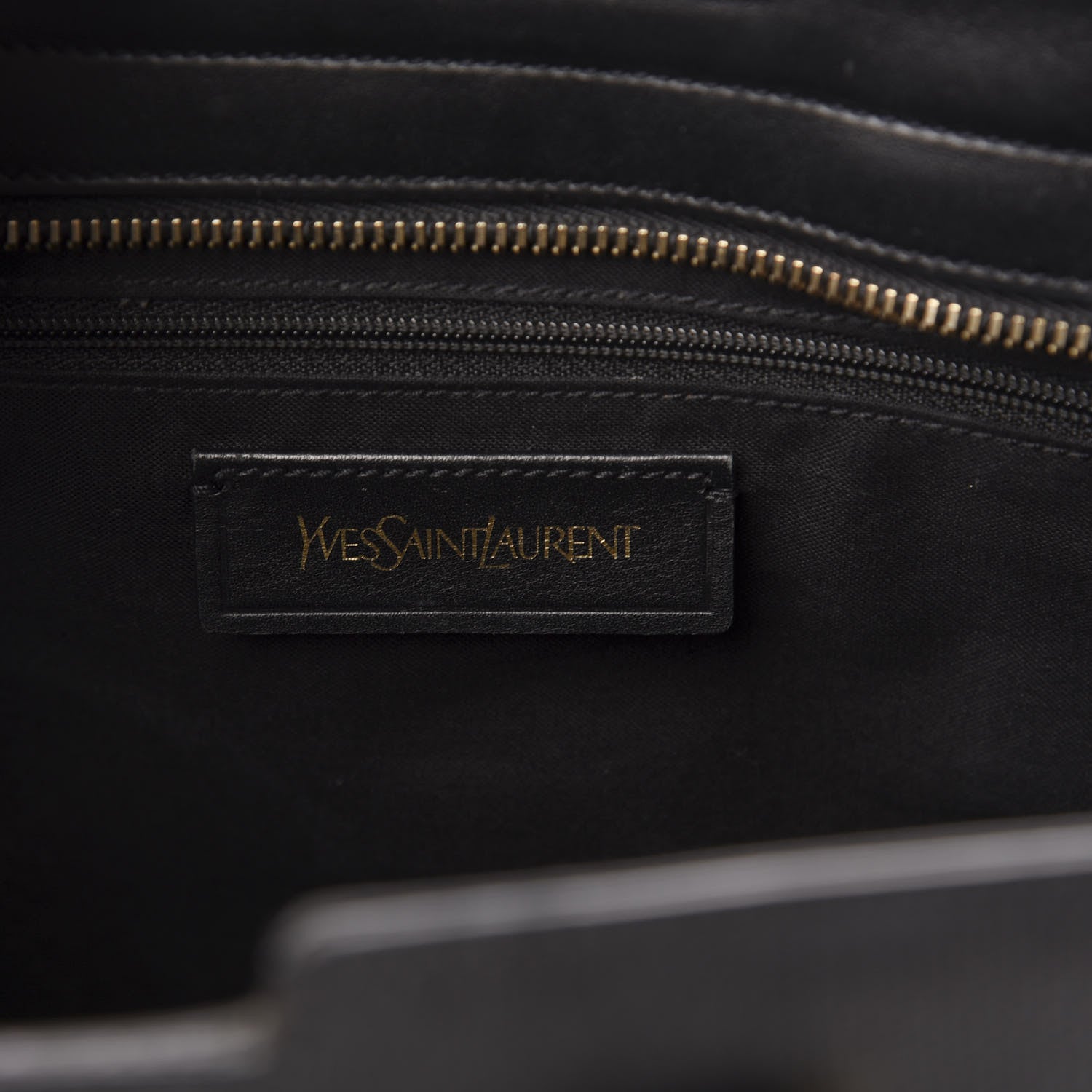 Saint Laurent Textured Calfskin Small Classic Y Cabas Black 7 of 16