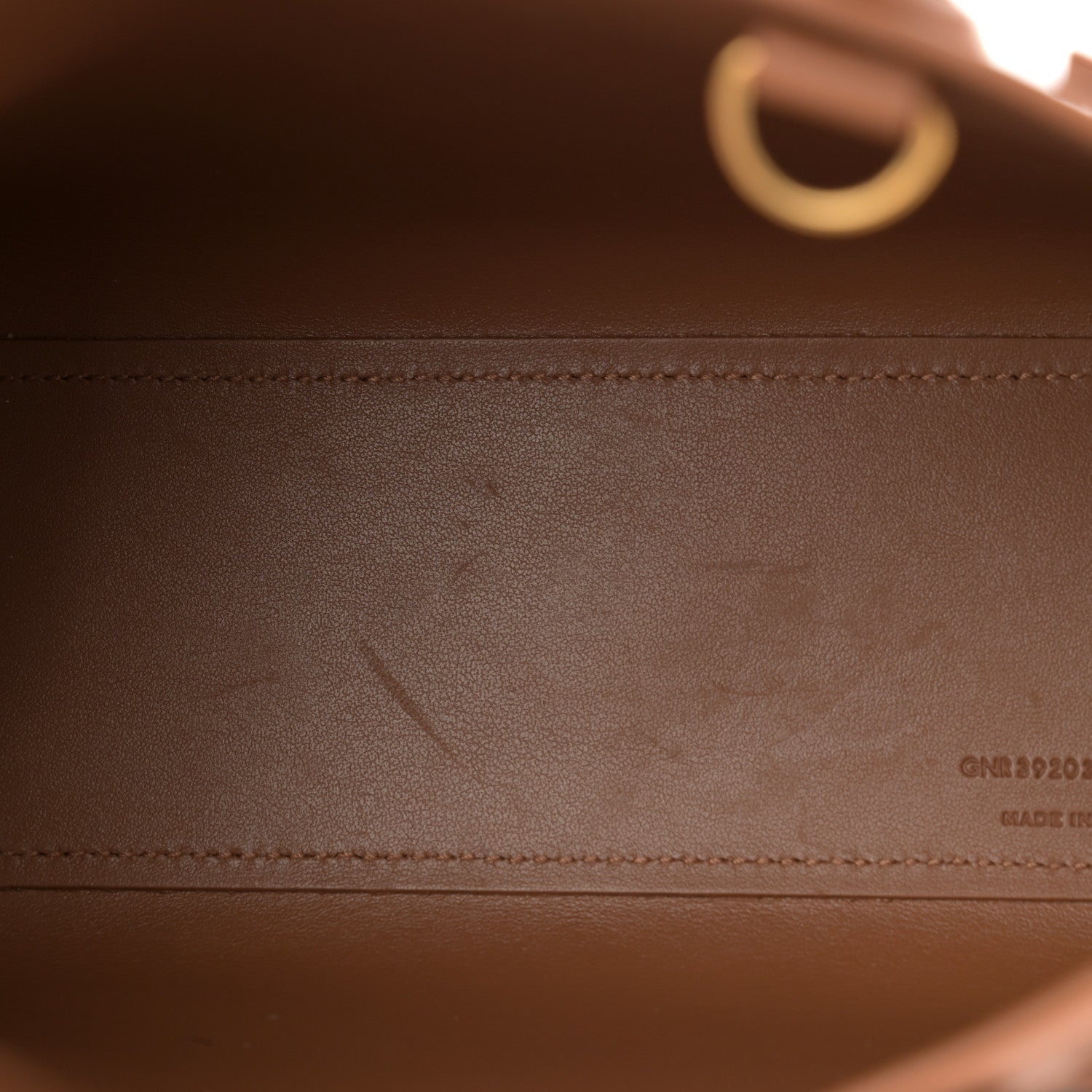 Saint Laurent Grained Calfskin Nano Sac De Jour Cinnamon 5 of 14