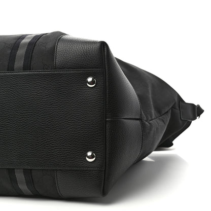 Gucci Nylon Monogram XL Duffle Bag Black 9 of 9