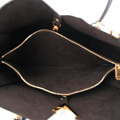 Louis Vuitton Calfskin Monogram Kimono Tote PM Black 5 of 11