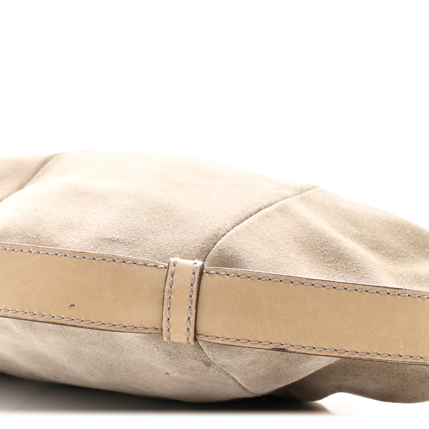 Saint Laurent Suede Calfskin Small Hobo Beige 10 of 12