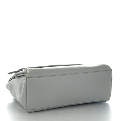 Givenchy Grained Calfskin Medium Pandora Pure Flap Bag Pearl Grey 4 of 7