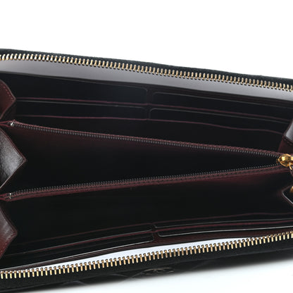 Chanel Caviar Quilted Large Gusset Zip Around Wallet Black 5 of 8