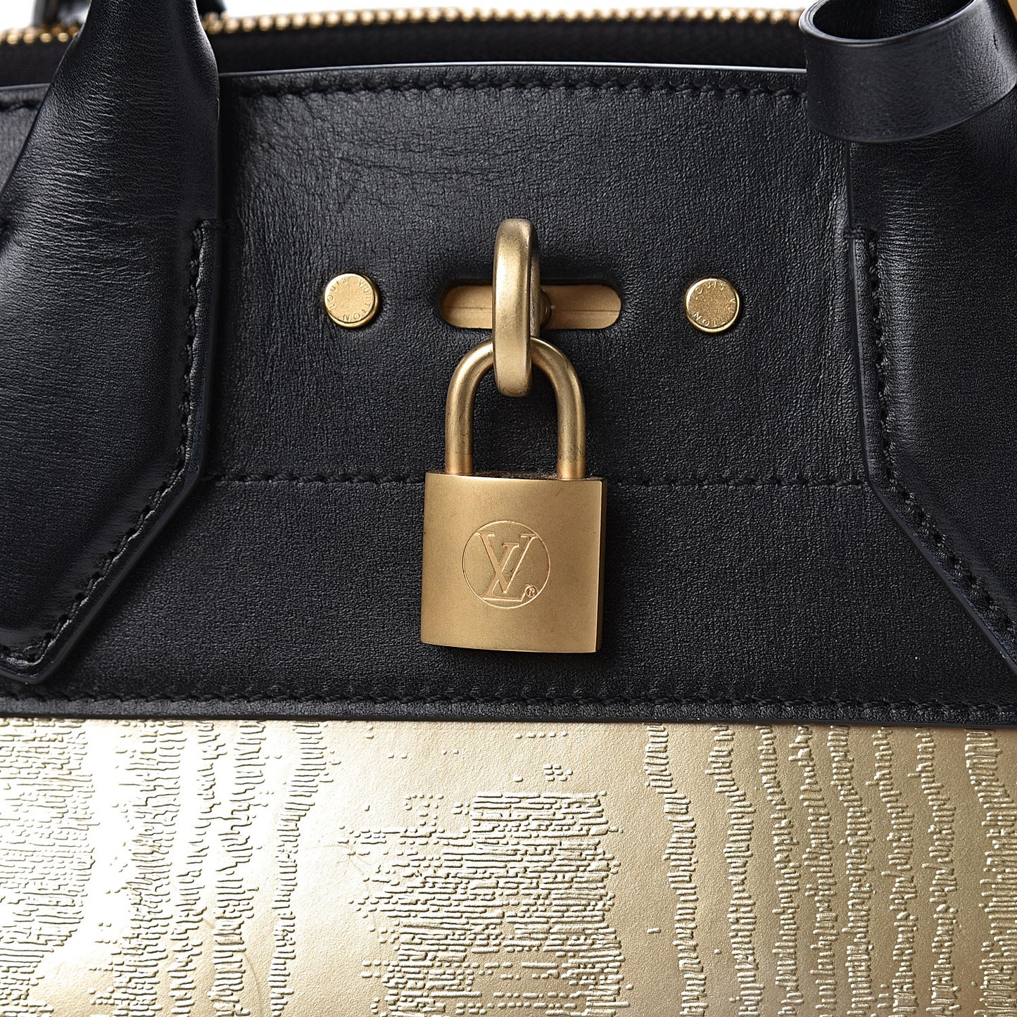 Calfskin Gravity City Steamer PM Gold