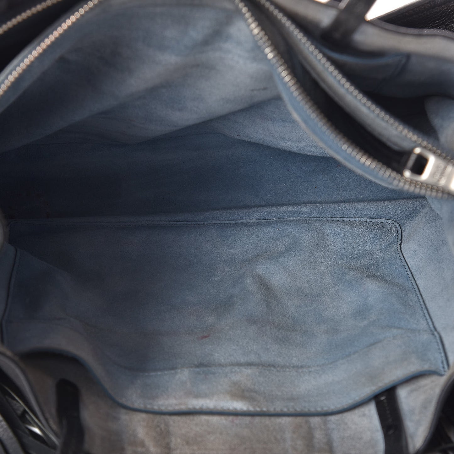 Glace Calfskin Etiquette Fringe Shoulder Bag Black Astrale
