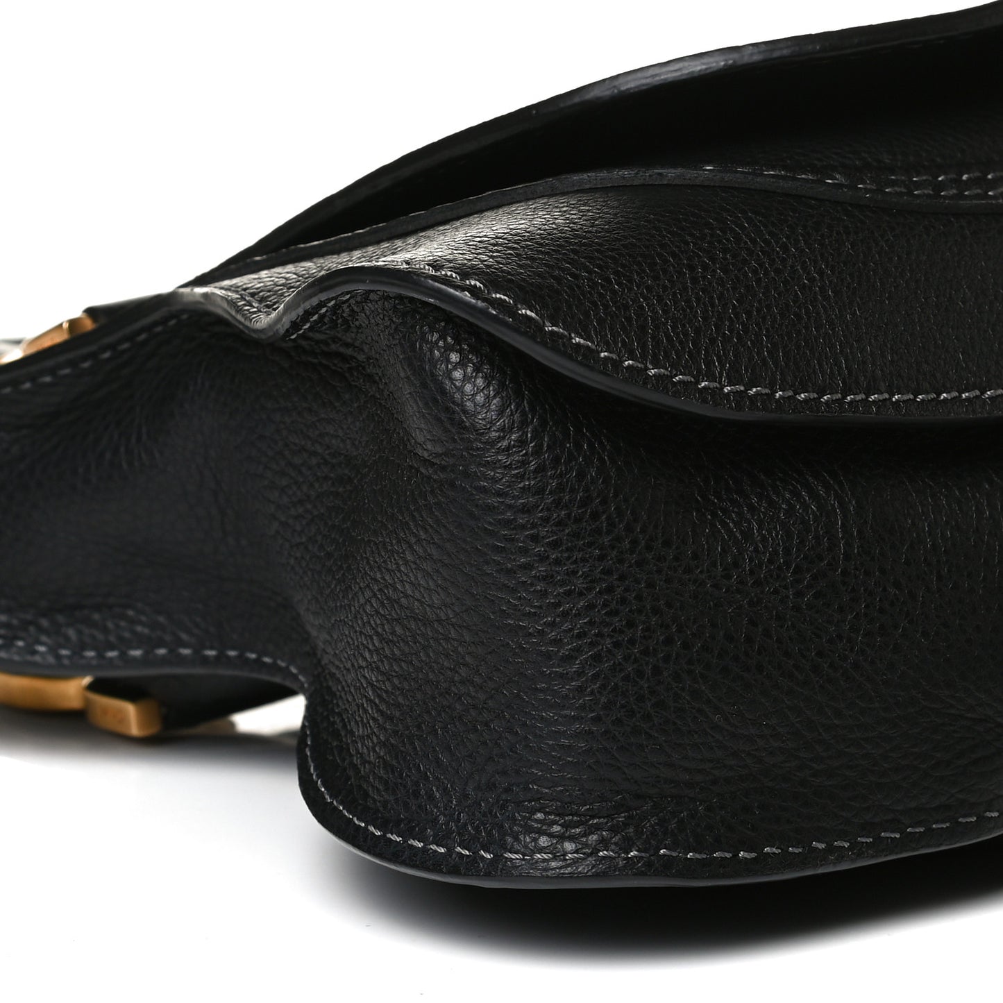 Calfskin Small Marcie Satchel Black