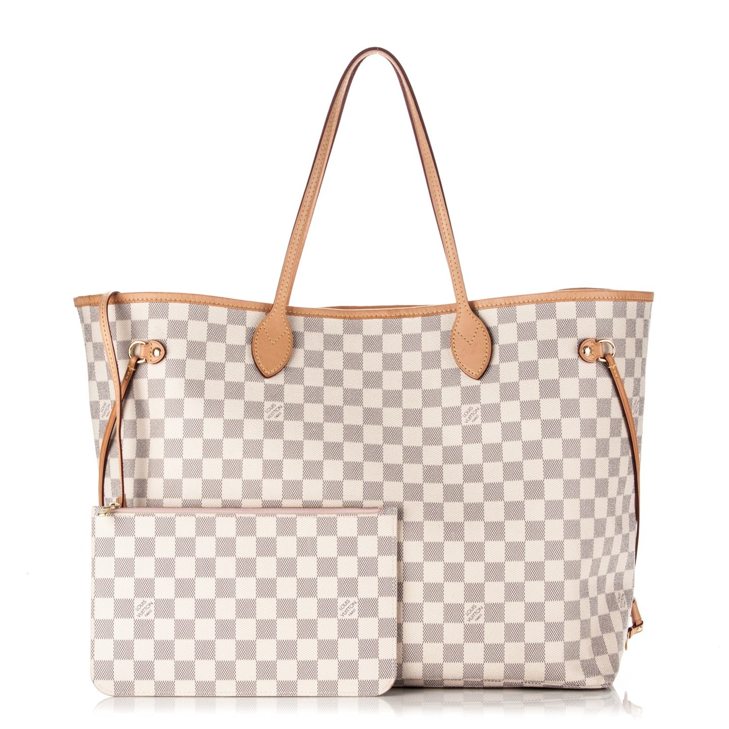 Damier Azur Neo Neverfull GM Rose Ballerine