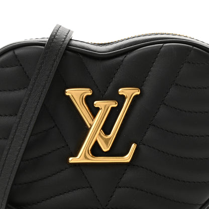 Louis Vuitton Calfskin New Wave Heart Bag Black 7 of 10