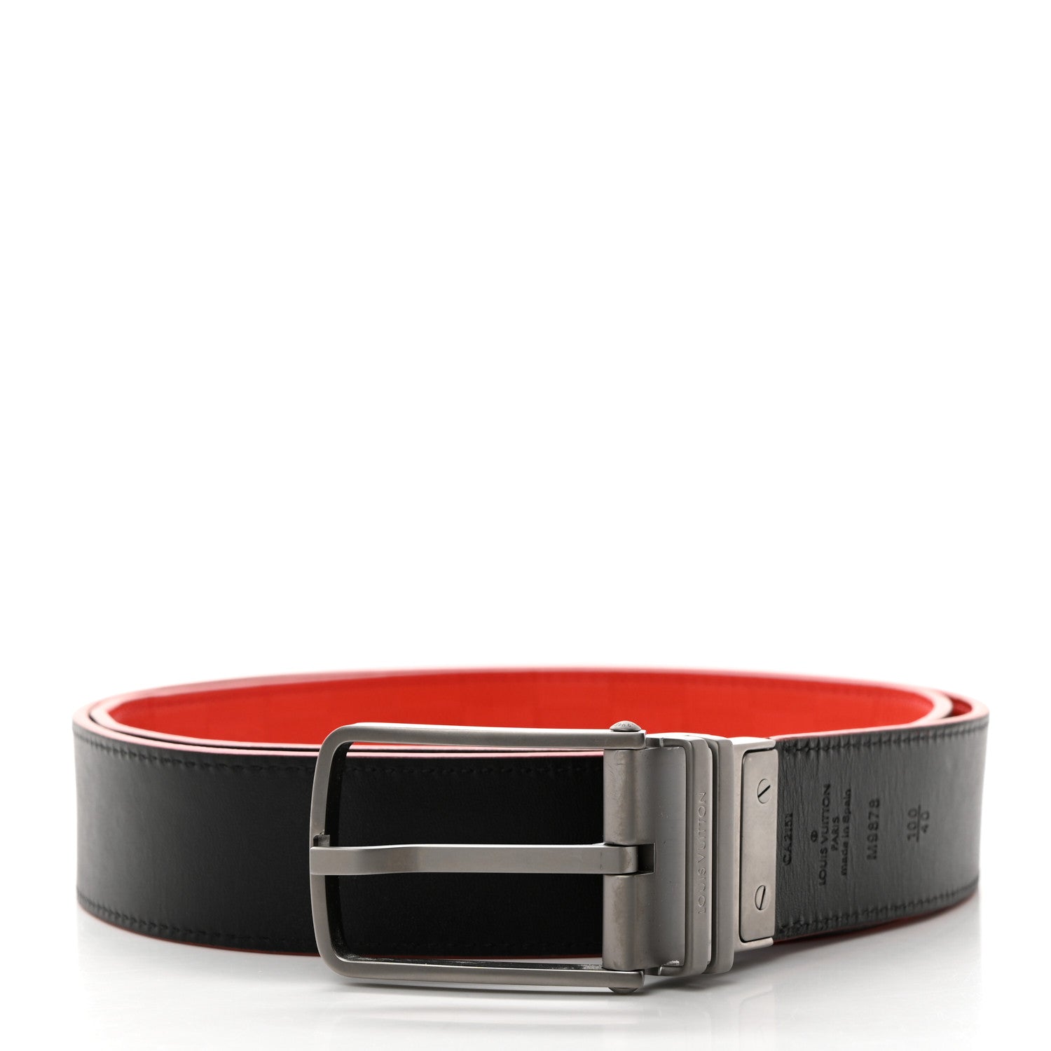 Louis Vuitton Damier Infini Calfskin 35mm Belt 95 38 Magma 2 of 7