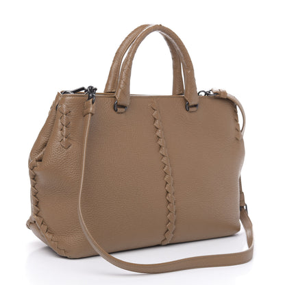 Bottega Veneta Cervo Deerskin Braided Tote Camel 3 of 11