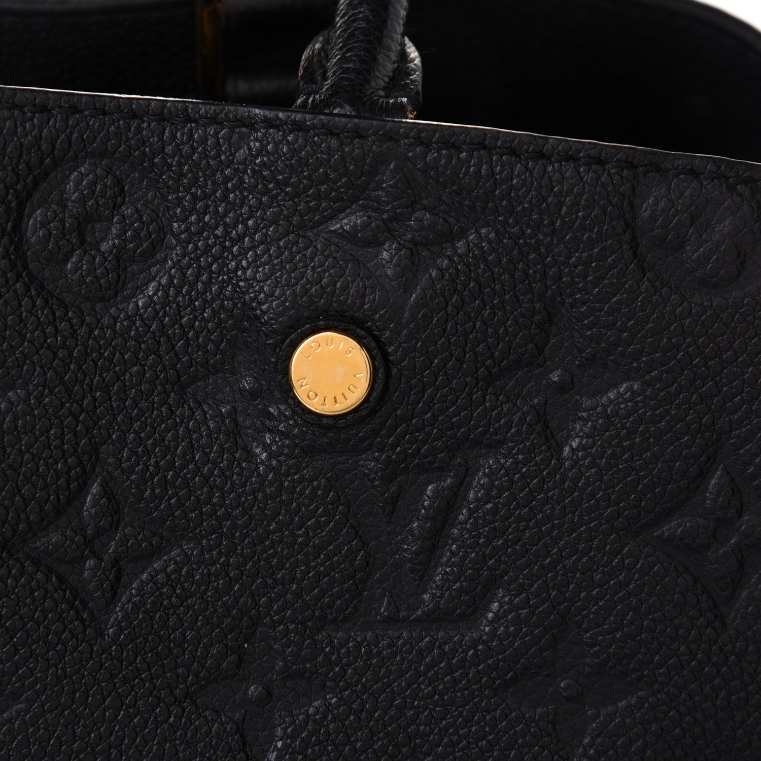 Louis Vuitton Empreinte Montaigne MM Black 8 of 10