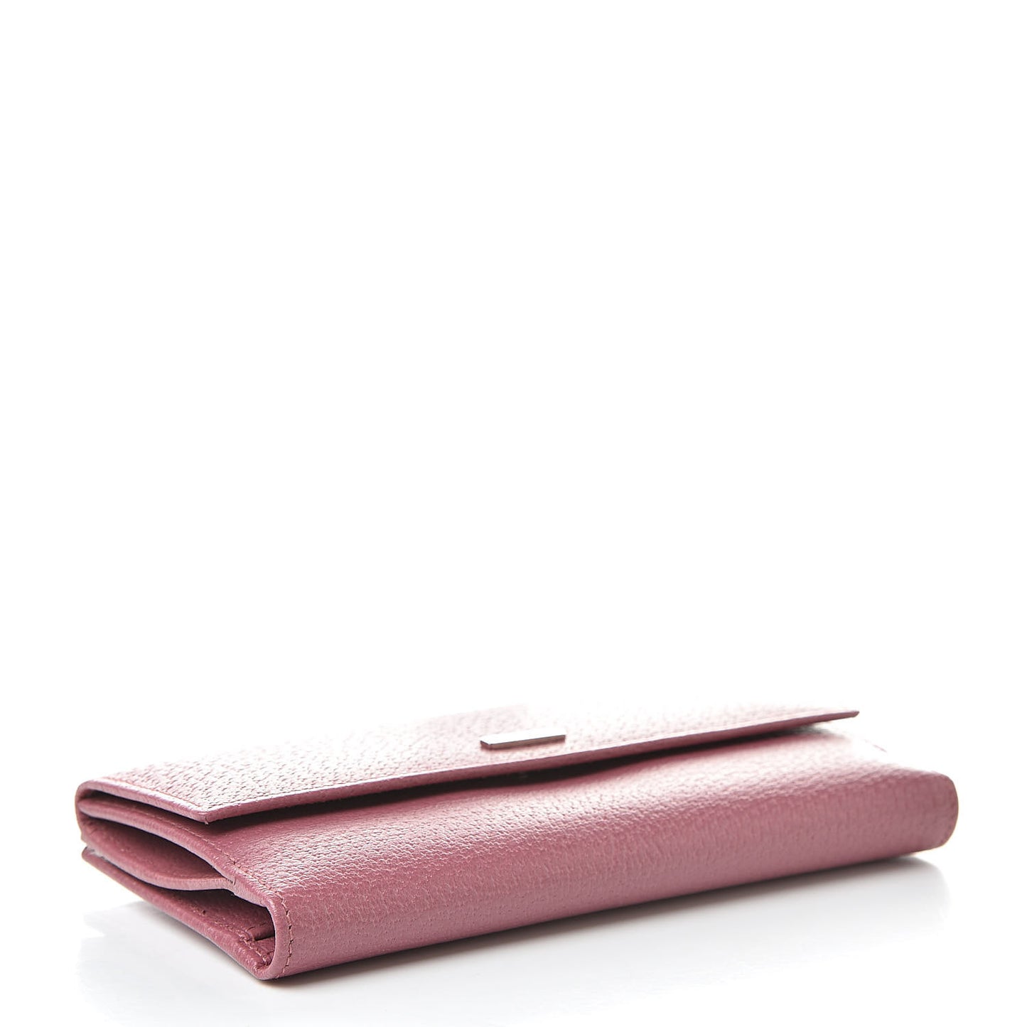Calfskin Continental Wallet Pink