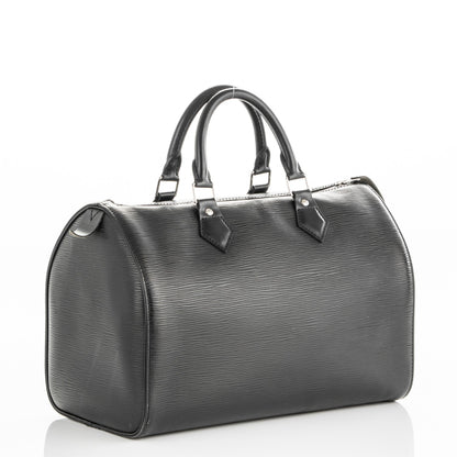 Louis Vuitton Epi Speedy 30 Black 3 of 7