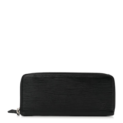 Louis Vuitton Epi Clemence Wallet Black 1 of 7