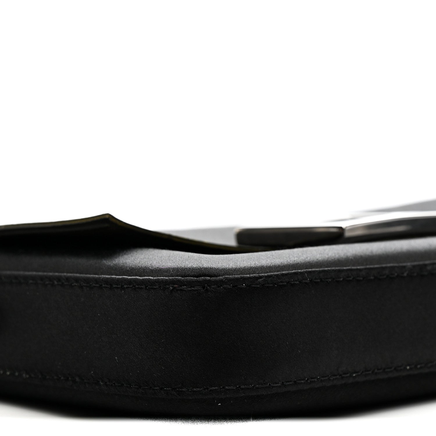 Fendi Silk Satin Phone Baguette Black 9 of 16
