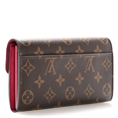Louis Vuitton Monogram Sarah Wallet NM Fuchsia 3 of 13